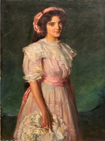 A Girl, ca. 1902 (Howard Logan Hildebrandt) (1872-1958)